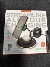 HyperGear MaxCharge 3-in-1 Wireless Charging Stand for Apple Devices NIB