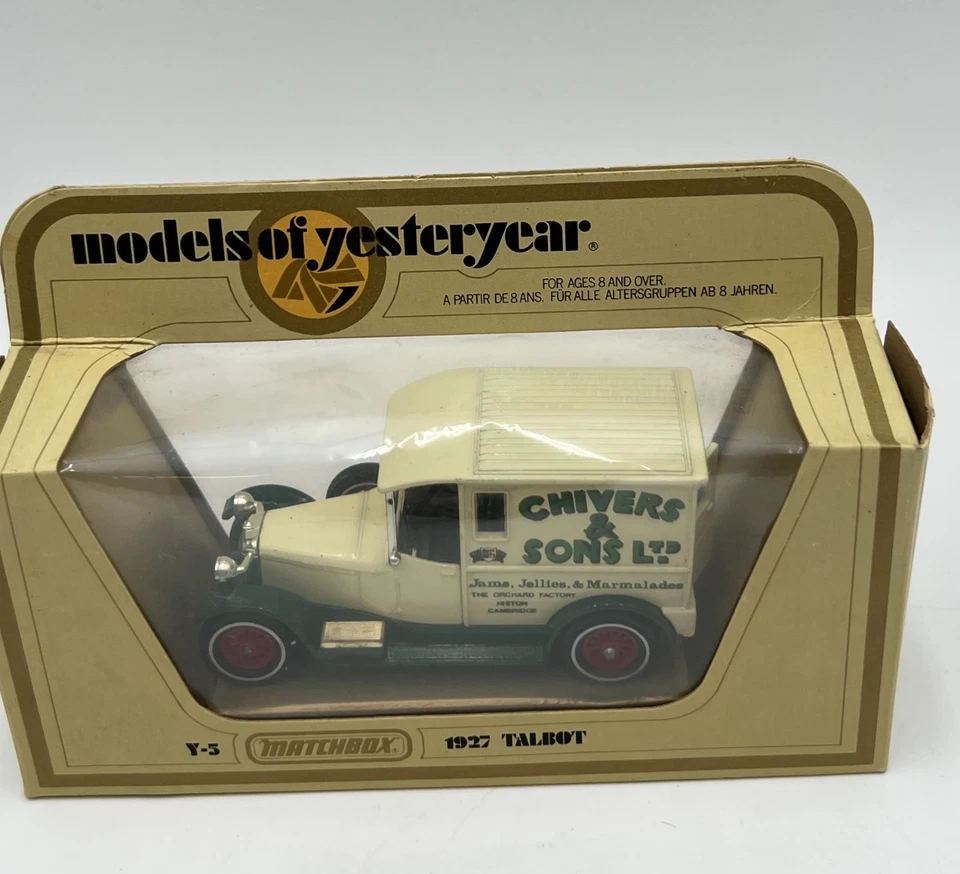 Matchbox Models of Yesteryear Y-5 1927 Talbot Van Chivers & Sons Ltd. VTG Lesney - Image 2 of 4