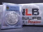 1897 $1 Morgan Silver Dollar PCGS MS64 🔥 🚀 BU BRILLIANT LUSTER FROSTY