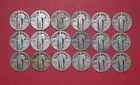 Standing Liberty Quarter Lot - 18 Mixed Date Coins