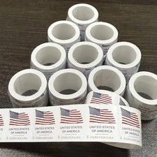 New Collection 10 ROLLS Of 100 USPS Postage-1000 PCS-Special Sale (2025)