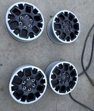 Set Of 4 Black Trd 17x8 25 Toyota Tacoma Wheels 4runner Tundra Sequoia Pro Rims Set Of 4 Black Trd 17x8 25 Toyota Tacoma Wheels 4runner Tundra Sequoia Pro Rims
