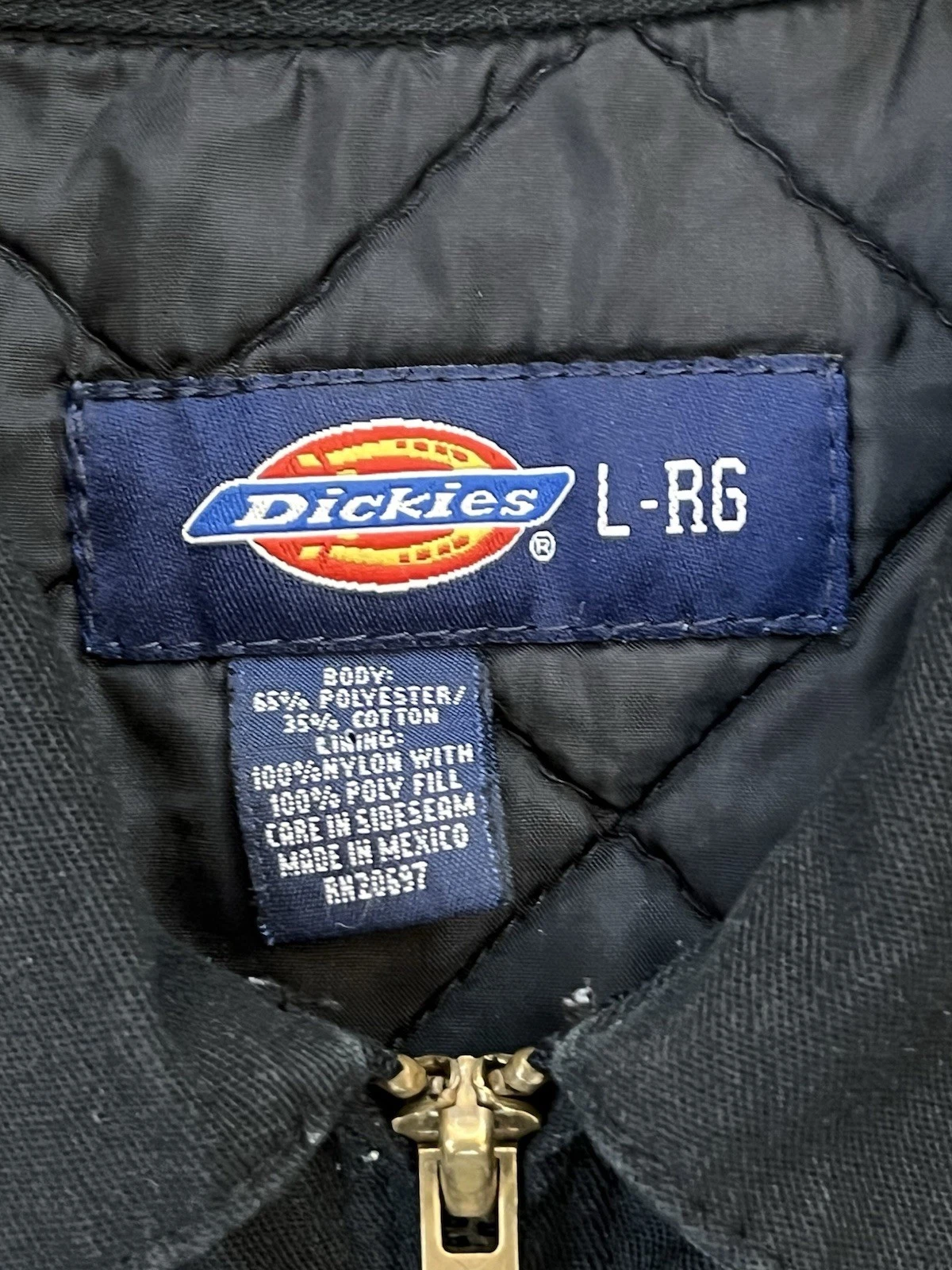 Vintage 90s Social Distortion Men’s L Dickies Eisenhower Quilted Embroidered VTG - product detail image 8