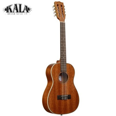 Kala KA-BG8 Gloss Mahogany Baritone 8-String Ukulele