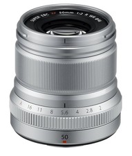 FUJIFILM Single Focus Medium Telephoto Lens XF50mmF2 R WR S Silver 50mm New