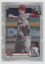2020 Bowman Draft Chrome Refractor Ian Bedell #BD-100 6u5