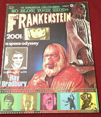 Castle of Frankenstein #13 (1969) VG condition. Frank Brunner horror magazine