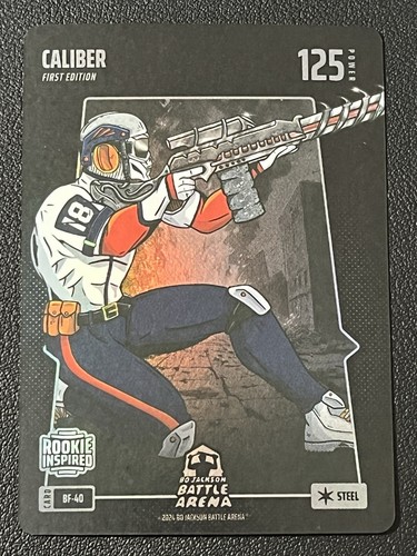 2024 Bo Jackson Battle Arena Caleb Williams Caliber BATTLEFOIL Steel 1st Edition