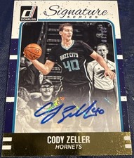 2016-17 Donruss Signature Series Cody Zeller /10 Charlotte Hornets