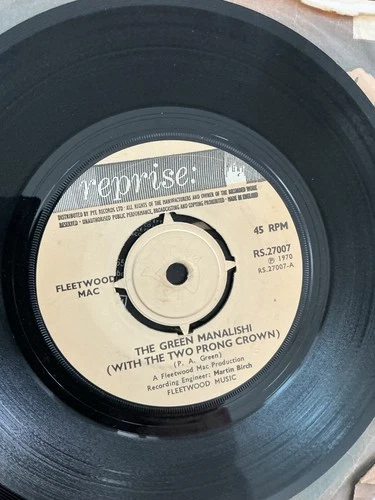 Fleetwood Mac.  The Green Manalishi  .  7” single. 1970  reprise