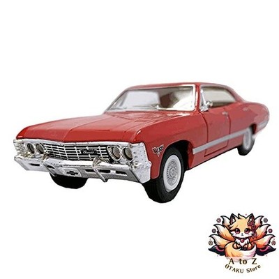 NEU KiNSMART 1/43 Scale 1967 Chevrolet Impala Pullback Diecast Car Red