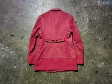 Vintage 2000 AW Comme Des Garcons Homme Plus Side-Stud Jacket Mens Size M Red