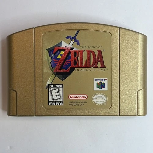 New ListingCLEAN Legend Of Zelda Ocarina of Time N64 Gold Collectors Edition Nintendo 64