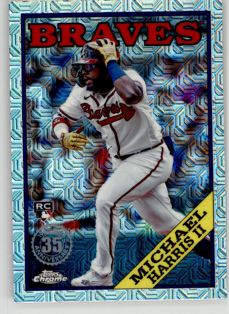 Michael Harris II 2023 Topps 1988 Silver Pack Mojo T88C-51 Atlanta Braves Rookie