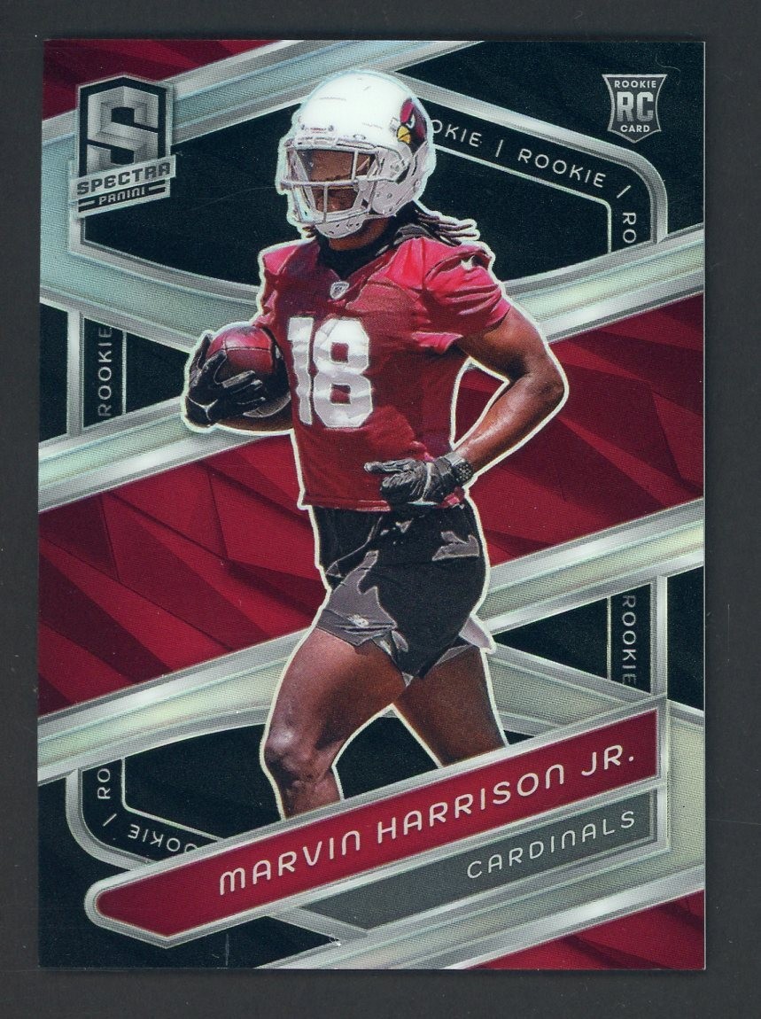 Marvin Harrison Jr 2024 Panini Spectra Silver Prizm #112 Cardinals RC Rookie