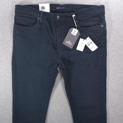 Levis 511 Made Crafted Dark Slim Stretch Soft Denim Casual Jeans Mens 38x34