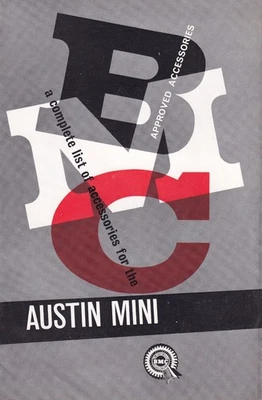 BMC. GEPRÜFTES ZUBEHÖR, ZUBEHÖR FÜR DEN AUSTIN MINI, PROSPEKT, DATIERT 3/63 - Bild 1 von 4