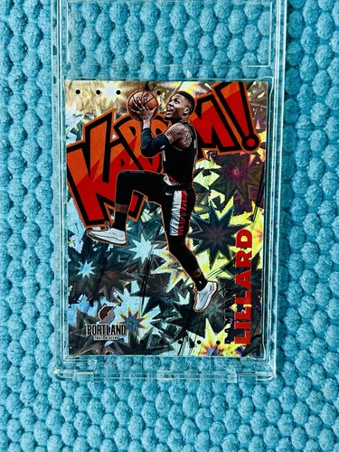 2019-20 Panini Crown Royale Damian Lillard Kaboom SSP Blazers Bucks
