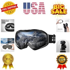 Ski Goggles - Over Glasses Ski/Snowboard Goggles for Men, Women  Youth - 100...