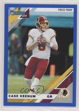 2019 Panini Donruss Press Proof Blue Case Keenum #240 4ns