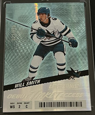 2024-25 CREDENTIALS Will Smith DEBUT TICKET ACCESS /999 RC Rookie - Sharks