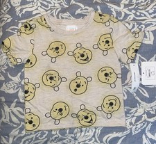 NWT DISNEY Baby 12M Tan Winnie The Pooh Tee 60/40 Cotton Poly