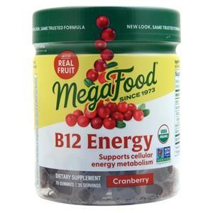 Megafood B12 Energy Gummies Cranberry 70 gummy 3690₽