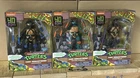1988 Remastered Teenage Mutant Ninja Turtles Action Figures- 3pc Set