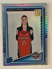 2025 Donruss WNBA Sonia Citron Rated Rookie Holo Washington Mystics