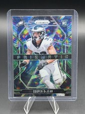 Cooper DeJean 2024 Panini Prizm - Prizmatic #6 Green Wave Prizm (RC) Rookie Card