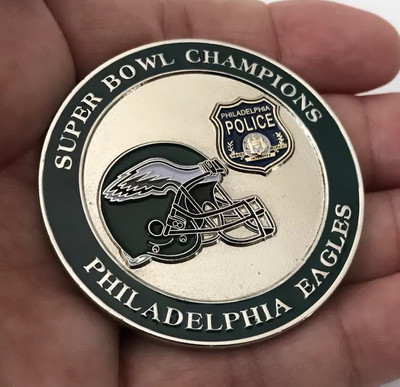 NFL Philadelphia Eagles Police Super Bowl 52 LII Champions Challenge ...