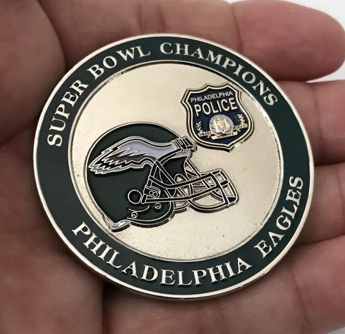 NFL Philadelphia Eagles Police Super Bowl 52 LII Champions Challenge ...