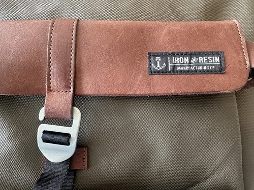 Iron & Resin Motorcycle Pannier Saddle Bags. Set of 2. EXCELLENT