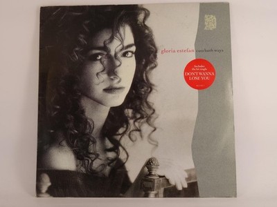 GLORIA ESTSFAN CUSTS BOTH WAYS (UK) (B) 10 Track LP EPIC