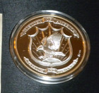 Liberia 2000 Large Silver Proof $20 The Mayflower Compact — photo 3