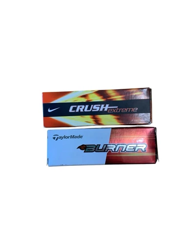 NEW Nike Crush Extreme Taylormade Burner Golf Balls 1 Sleeve Ea 6 Balls Total