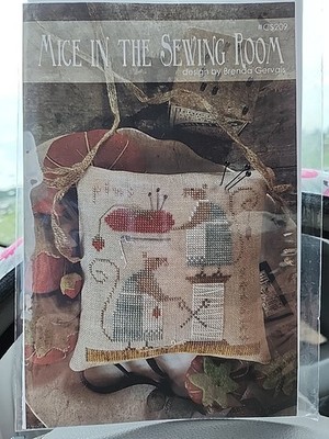 Country Stitches With Thy Needle & Thread ~ Mice In The Sewing Room~ B. Gervais 
