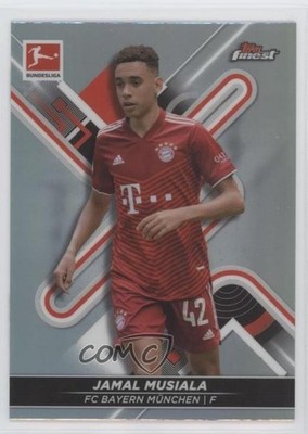 2021-22 Topps Finest Bundesliga Refractor Jamal Musiala #134 i7p