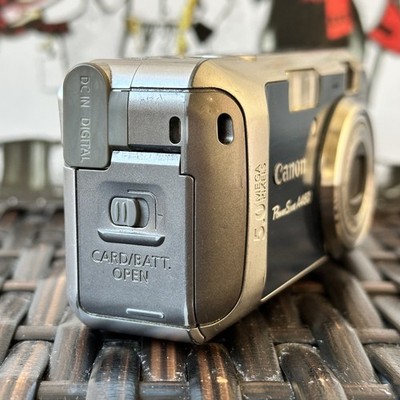 CANON Powershot A460 BLUE Digital Camera Optical Zoom Lens 4x Work