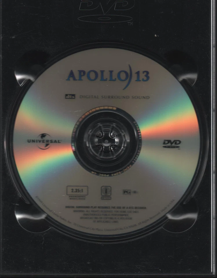 Apollo 13 (1995) (DVD 1999) US NTSC REGION 1 - Tom HanksKevin Bacon Bill Paxton - Image 3 of 3