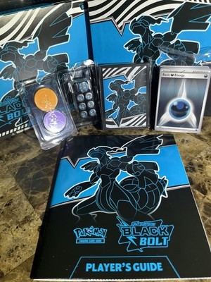 Black Bolt ETB NO PACKS (x1) Pokémon Scarlet & Violet (sleeves,dice,coins,etc.)