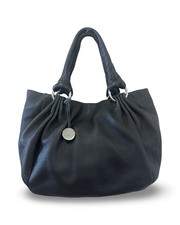 Borsa tote Furla in pelle hobo slouchy design raccolto ferramenta argento.