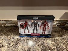 Marvel Legends Captain American Iron Man Spider-Man 3-Pack