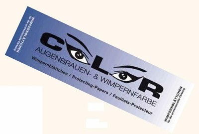 Comair Color Wimpernblättchen 96 Stück Augenbrauen- und Wimpernfarbe