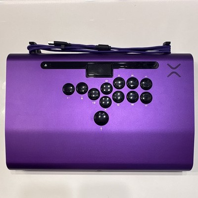 PDP Victrix Pro FS-12 Purple/Black Wired USB Fight Stick PS5 PS4 PC 3m