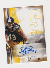 2024 Topps Signature Class /TROY POLAMALU/ Auto Gold #VCA-TP 06/10