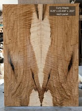 Curly Maple Heartwood Electric Guitar/Bass Dr...