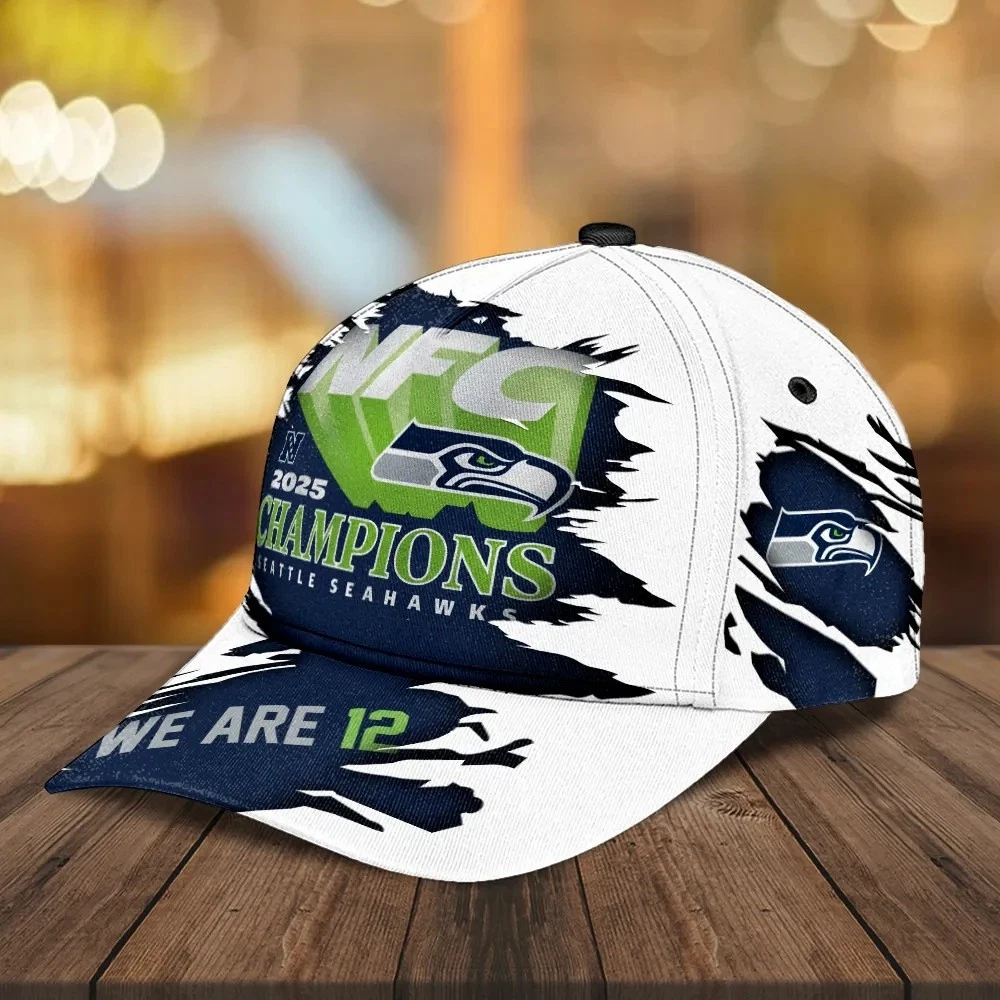 Seahawks 2025 NFC Champions Classic Cap