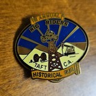 Rig Riders 1st Annual Historical Run Taft CA Motorcycle Pinback Button Pin — photo 1