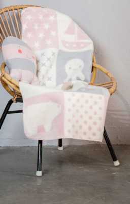 Fussenegger Baby-und Kinderdecke Mila Patch 75x100cm